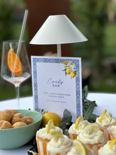 Candy Bar Schild